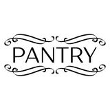 Die Cut Vinyl Removable Vinyl 'Pantry' Decal