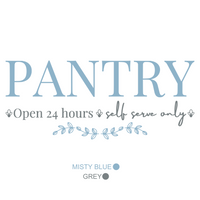 Die Cut Vinyl Pantry Door / Wall Decal - Kitchen Decor