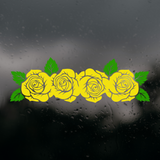 Rose Vine Decal - Waterproof Die Cut Vinyl Decal