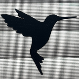 Pack of 6 Humming Bird Decals For  Retractable Screen Door / Window Screen - Oracal 751 Vinyl
