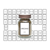 spice decals, spice label decals, spice label stickers, spice jar stickers, modern spice jar labels, decal shop, get decaled, decals, sticker decals