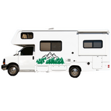 New Die Cut Vinyl Outdoor Scene Decal - Waterproof Large Vehicle / Camper Decal