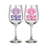 Die Cut Vinyl Decal Pack - 'Witches Who Brew Together Are Forever'
