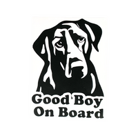 Die Cut Vinyl "Good Girl / Boy" Dog Themed Decal - Vehicle Decal