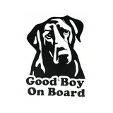 Die Cut Vinyl "Good Girl / Boy" Dog Themed Decal - Vehicle Decal