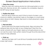 Maple Leaf Retractable Screen Door / Window Screen Decal Pack- Oracal 751 Vinyl