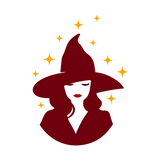 Die Cut Vinyl "Witch In The Stars" Decal - Vehicle / Car / Laptop Decal