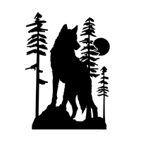 wolf decal, wolf scene decal, wolf car decal, wolf truck decal, wolf vinyl car decal, decals, wolf vinyl decal, wolf car decal, wolf truck decal