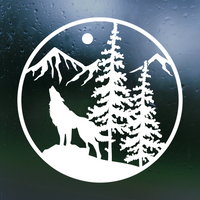 wolf decal, wolf scene decal, wolf car decal, wolf truck decal, wolf vinyl car decal, decals, wolf vinyl decal, wolf car decal, wolf truck decal