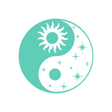 Die Cut Vinyl Yin Yang Astro Decal - Waterproof Vehicle / Window / Camper Decal