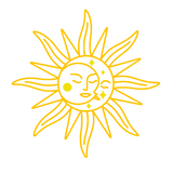 Sunshine & Moon Die Cut Waterproof Vinyl Decal - Get Decaled