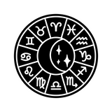 Zodiac Sign Astrology Chart Decal - Waterproof Die Cut Vinyl Decal