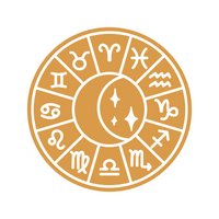 Zodiac Sign Astrology Chart Decal - Waterproof Die Cut Vinyl Decal
