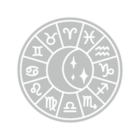 Zodiac Sign Astrology Chart Decal - Waterproof Die Cut Vinyl Decal