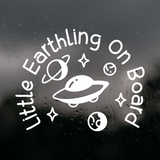Galaxy Themed Baby On Board Decal for Car, Truck Windshield & More