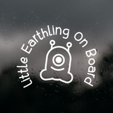 Die Cut Vinyl Baby Alien On Board Decal