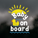 Duck Themed Baby On Board Vinyl Die Cut  Decal