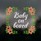 baby on board decal, baby on board decals, baby on board sign, baby on board sticker, baby gift idea, baby shower gift idea