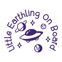 baby on board decal, baby on board decals, baby on board sticker, dye cut vinyl baby on board decal, get decaled, vinyl stickers, dye cut vinyl baby on board decal, decal shop, earthling on board