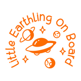 baby on board decal, baby on board decals, baby on board sticker, dye cut vinyl baby on board decal, get decaled, vinyl stickers, dye cut vinyl baby on board decal, decal shop, earthling on board