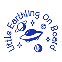 baby on board decal, baby on board decals, baby on board sticker, dye cut vinyl baby on board decal, get decaled, vinyl stickers, dye cut vinyl baby on board decal, decal shop, earthling on board