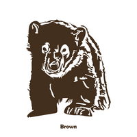 Die Cut Vinyl Bear Cub Decal - Vehicle Decal, Window Decal
