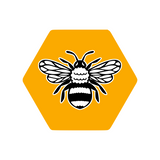 Honeycomb Bee Decal - Waterproof Die Cut Vinyl Decal Sticker