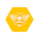 Honeycomb Bee Decal - Waterproof Die Cut Vinyl Decal Sticker