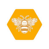 Honeycomb Bee Decal - Waterproof Die Cut Vinyl Decal Sticker