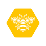 Honeycomb Bee Decal - Waterproof Die Cut Vinyl Decal Sticker