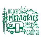 Die Cut Vinyl “The best memories are made..” Camper Decal