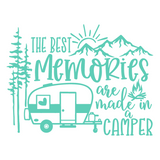 Die Cut Vinyl “The best memories are made..” Camper Decal