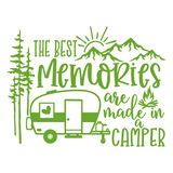 Die Cut Vinyl “The best memories are made..” Camper Decal