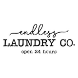 Die Cut Vinyl Laundry Room Wall Decal - Endless Laundry Co