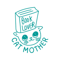 Book Lover Cat Mother Decal - Waterproof Die Cut Vinyl Decal