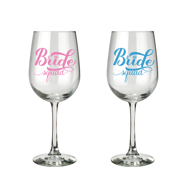 Die Cut Vinyl Bride Squad Decal Pack