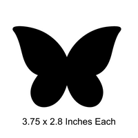 Butterfly Screen Door Decals - Oracal 751 Vinyl - Pack of 9