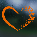 Butterfly Heart Decal Sticker for Car, Truck, Windshield, Laptop & More