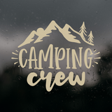 Camping Crew Decal - Car Decal, Truck Decal, Camper Decal