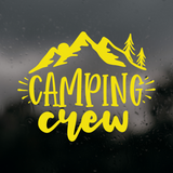 Camping Crew Decal - Car Decal, Truck Decal, Camper Decal