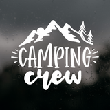 Camping Crew Decal - Car Decal, Truck Decal, Camper Decal