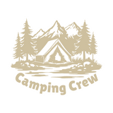 Die Cut Vinyl Camping Crew Nature Decal