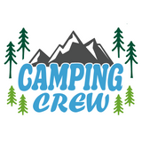 Die Cut Vinyl "Camping Crew" Decal