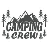 Die Cut Vinyl "Camping Crew" Decal