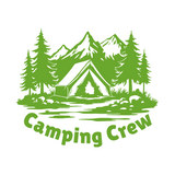 Die Cut Vinyl Camping Crew Nature Decal