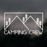 Die Cut Vinyl Camping Crew Decal