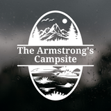 Die Cut Vinyl Customizable Outdoor Scene Decal