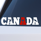 New Die Cut Vinyl Custom CANADA Decal - Car Decal, Truck Decal, Laptop Decal, Decal Sticker - Get Decaled