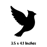 Pack Of Cardinal Retractable / Window Screen Door Decals