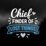 Die Cut Vinyl Decal - Chief Finder Of Lost Things